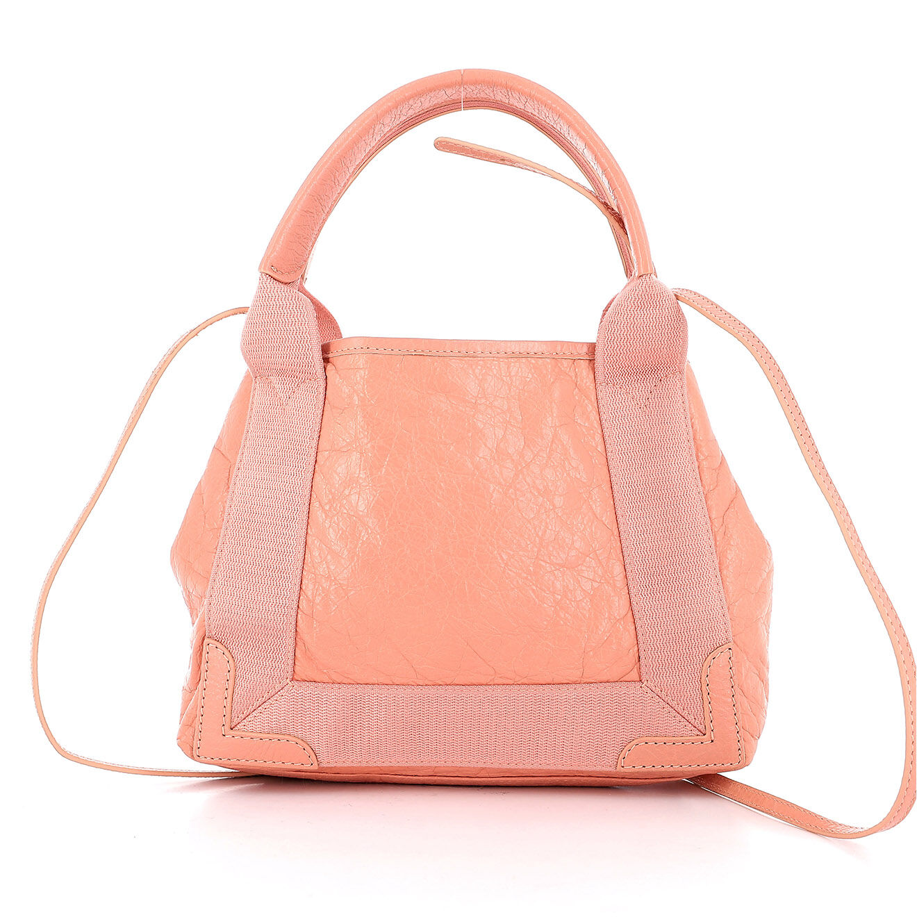 Balenciaga Sac Cabas Navy en Cuir rose Etat: Très bon état - Longueur 24 cm