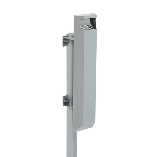Cendrier pour poteau Rossignol Arkéa sans serrure 3 L gris métal