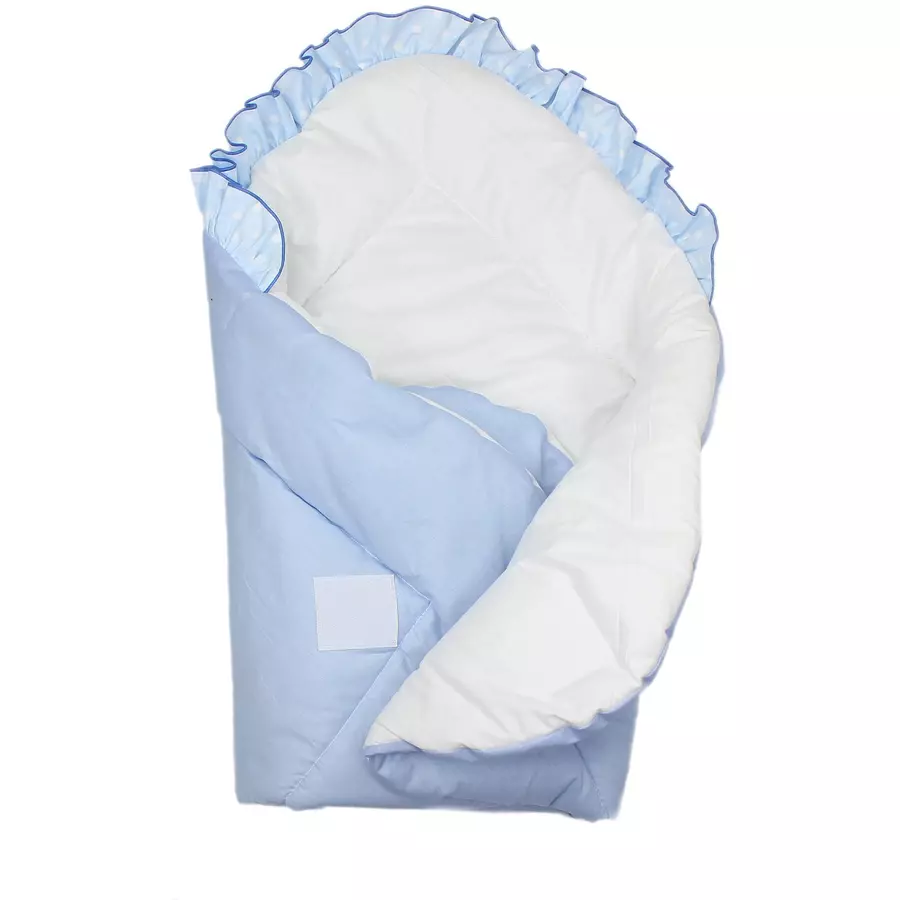 TupTam Unisex Baby Einschlagdecke mit Schleife blau