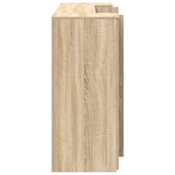 vidaXL Resepsjonspult sonoma eik 180x50x103,5 cm konstruert tre