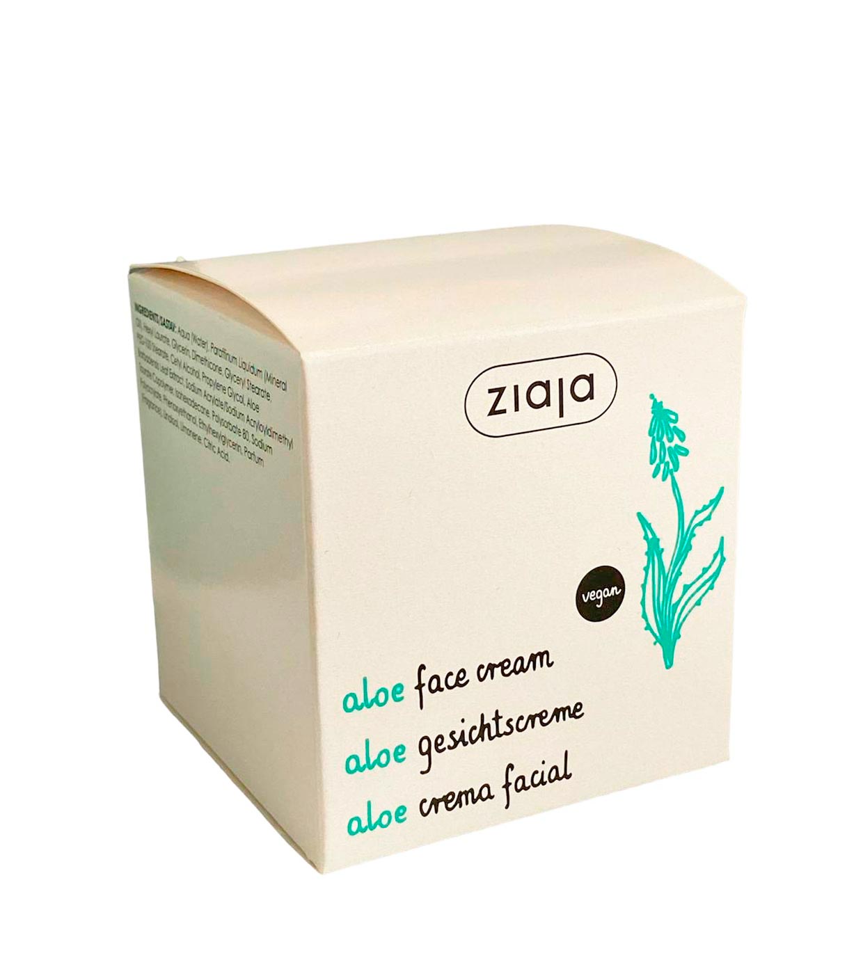Ziaja - Creme Facial hidratante de Aloé - Seca e a pele Normal.