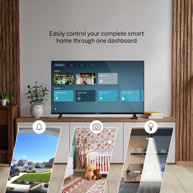 THOMSON 32 Inch HD LED TV - Zwart - Smart TV met Alexa en AirPlay