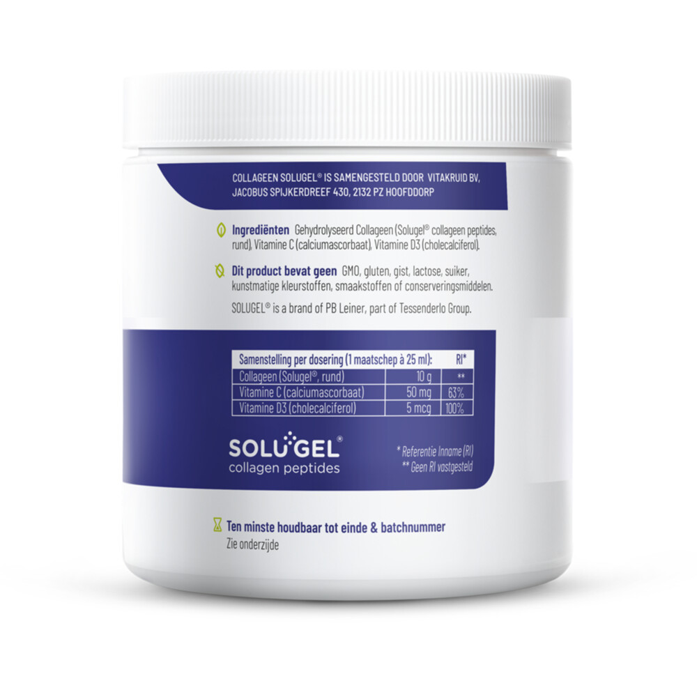 2x Vitakruid Collageen Solugel Poeder250 gr