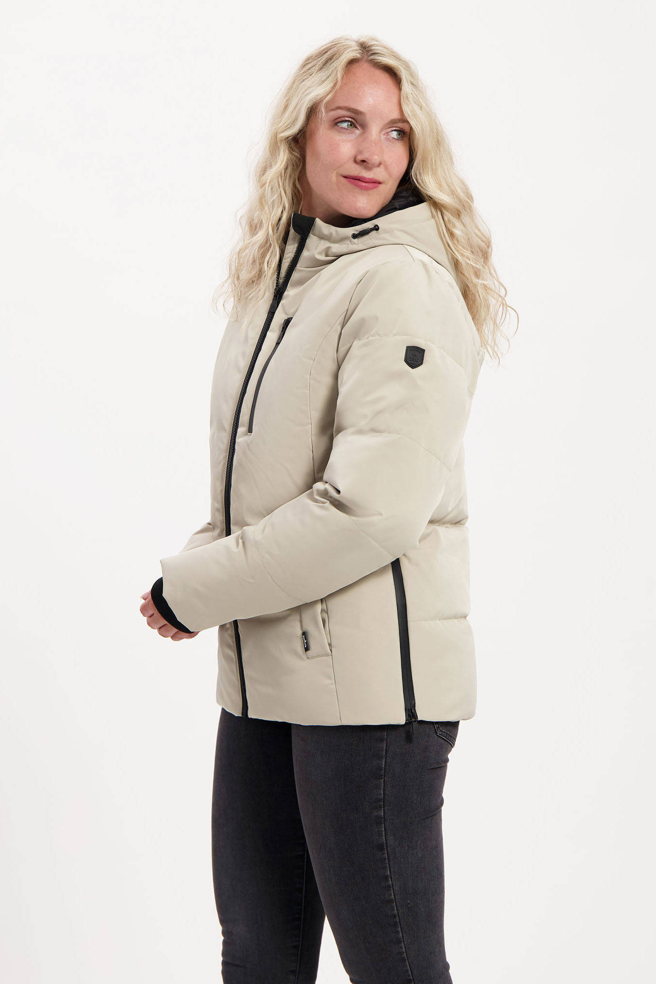 Kjelvik outdoor jas Erica beige