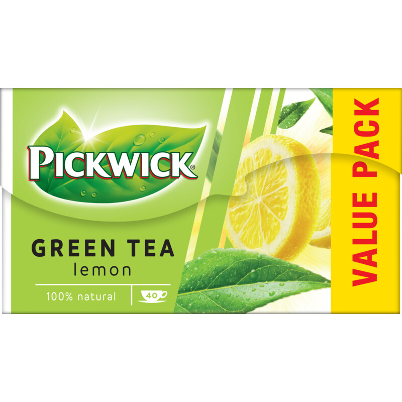 Pickwick Lemon groene thee voordeelpak