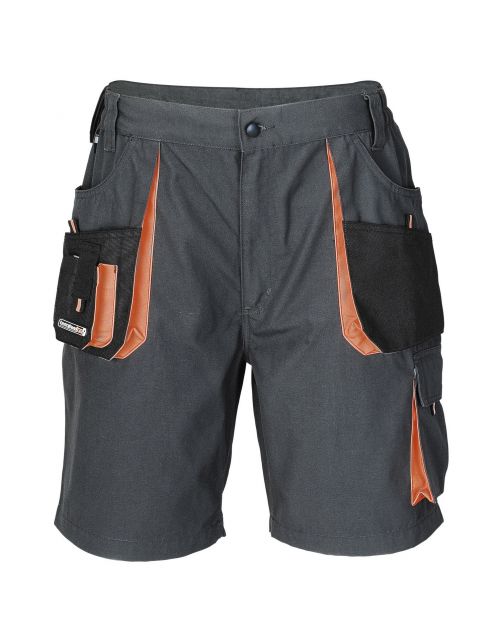 Terra Trend Job Werkshort Grijs&Oranje&Zwart - Werkkleding