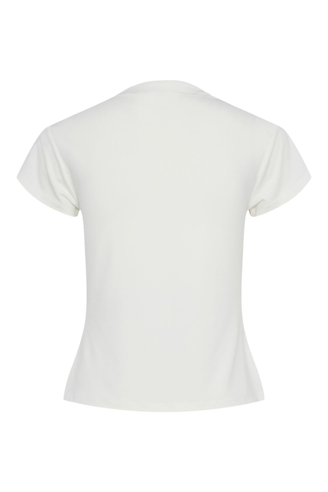 Pieces Pcmadison Ss Mock Neck Tee 17154804 4652465 cloud dancer