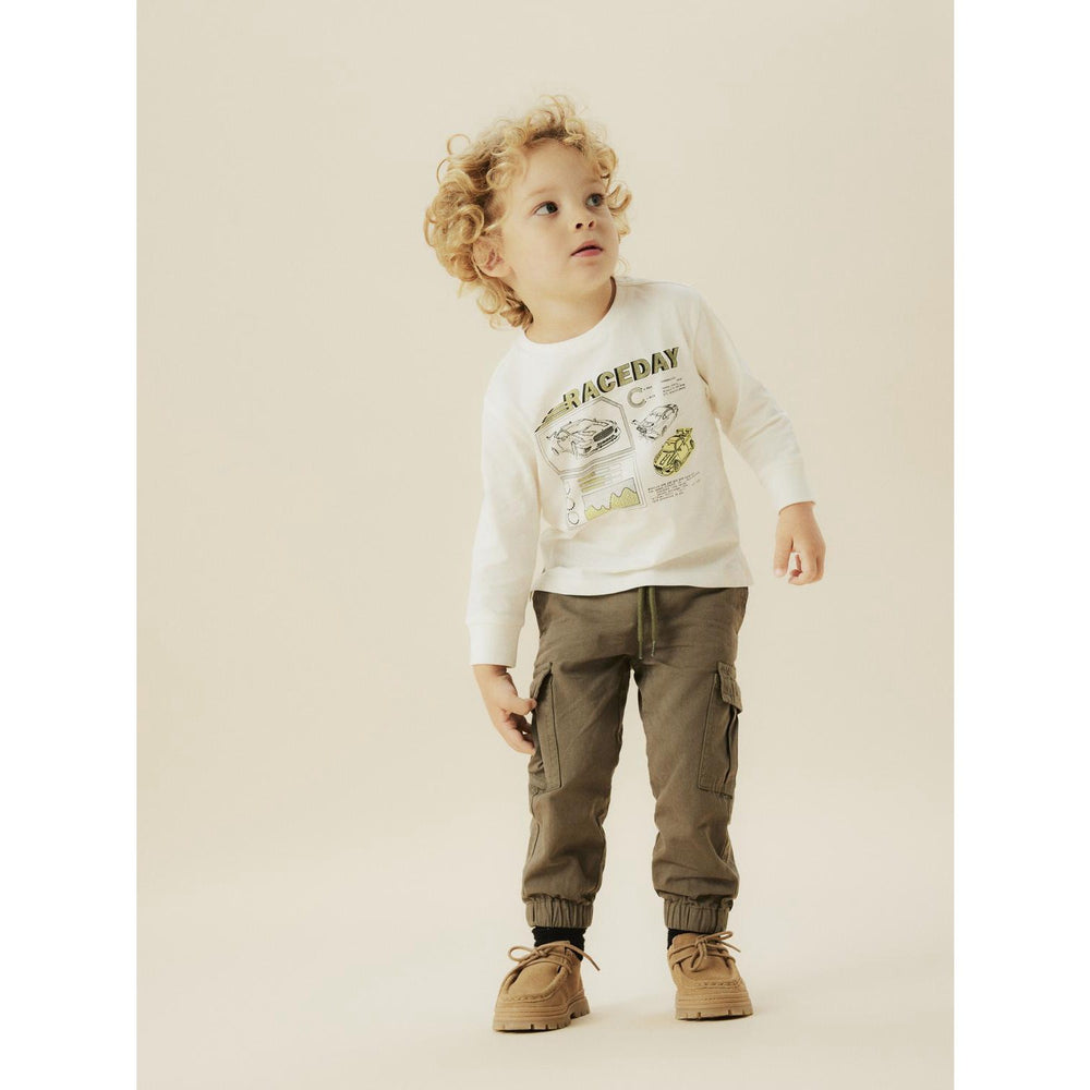 Køb Name It Dusty Olive Nmmryan Twill Cargo Bukser R 5553-Va Tb