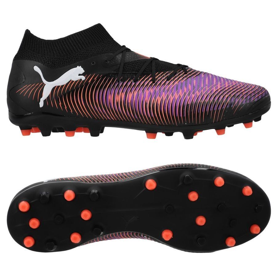 PUMA Future 8 Pro MG Unlimited - Noir/Blanc/Glowing Red