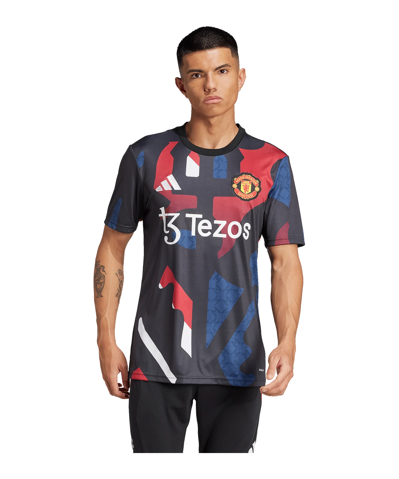 adidas Manchester United Prematch Shirt 2024/2025 Schwarz