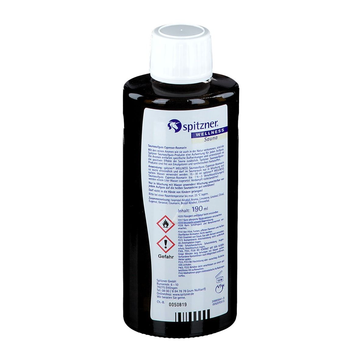 Spitzner® Wellness Saunaaufguss Cypresse Rosmarin