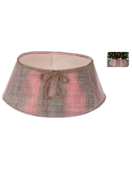 Homestyle Kerstboom Rok - Kerstdecoratie - 60x40x25 cm Rood