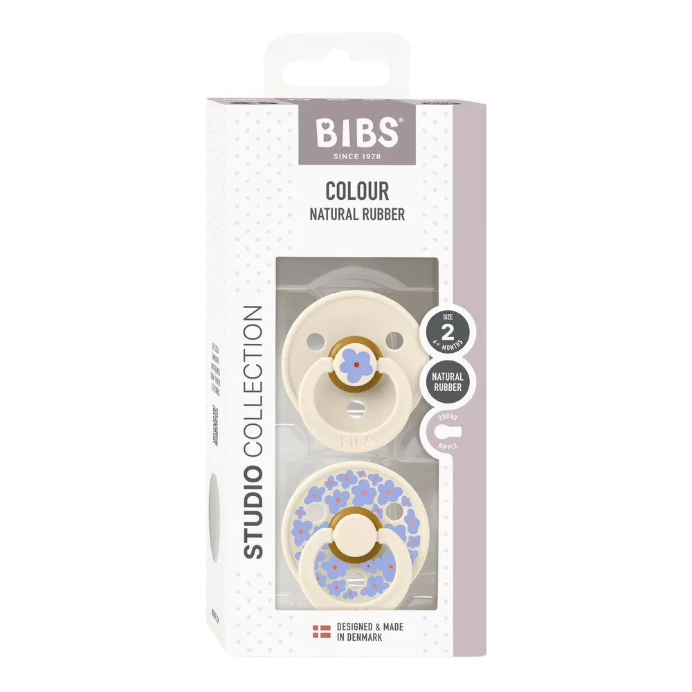 BIBS Studio Colour Jasmine Latex Ivory Mix 2 pak - Flere størrelser