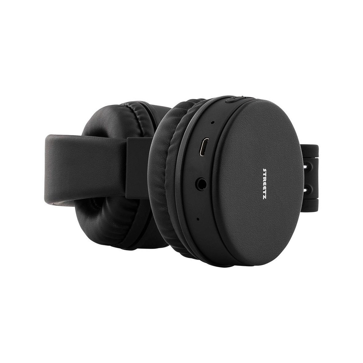 BT200 Foldable on-ear BT headset, 3.5 mm, black