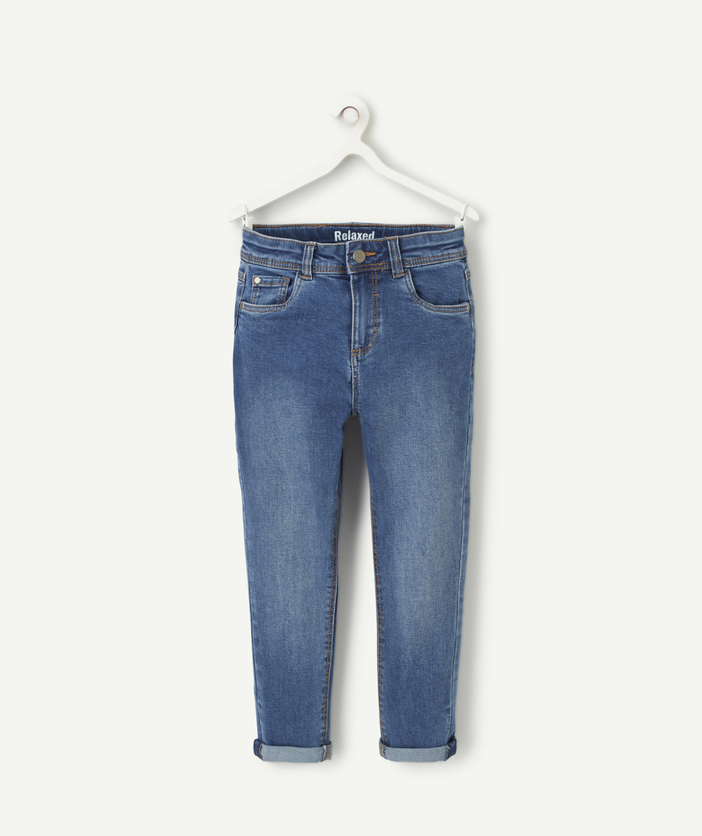 PANTALON RELAX GARÇON EN DENIM LESS WATER ULTRA-RÉSISTANT