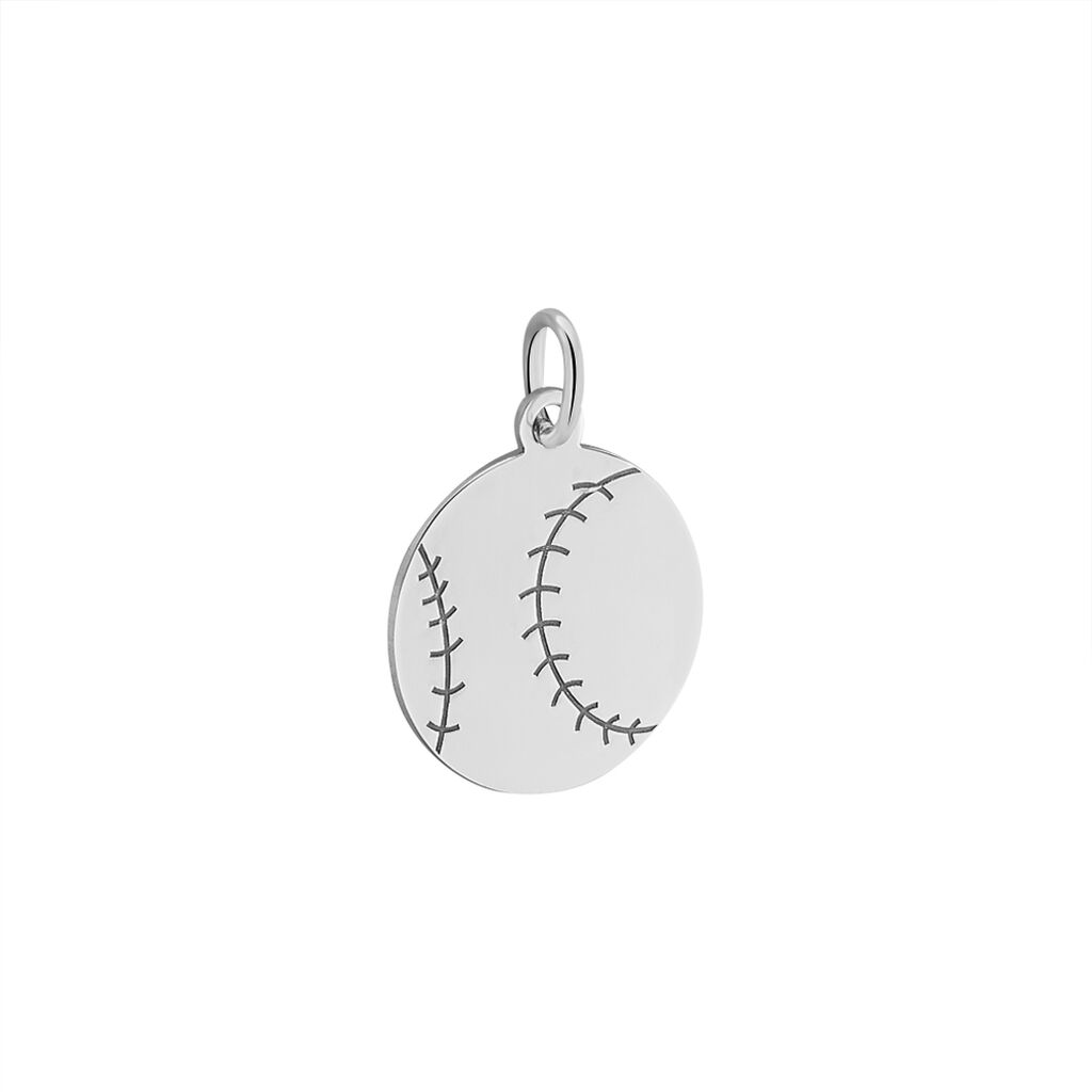 Pendentif Enee Argent Blanc