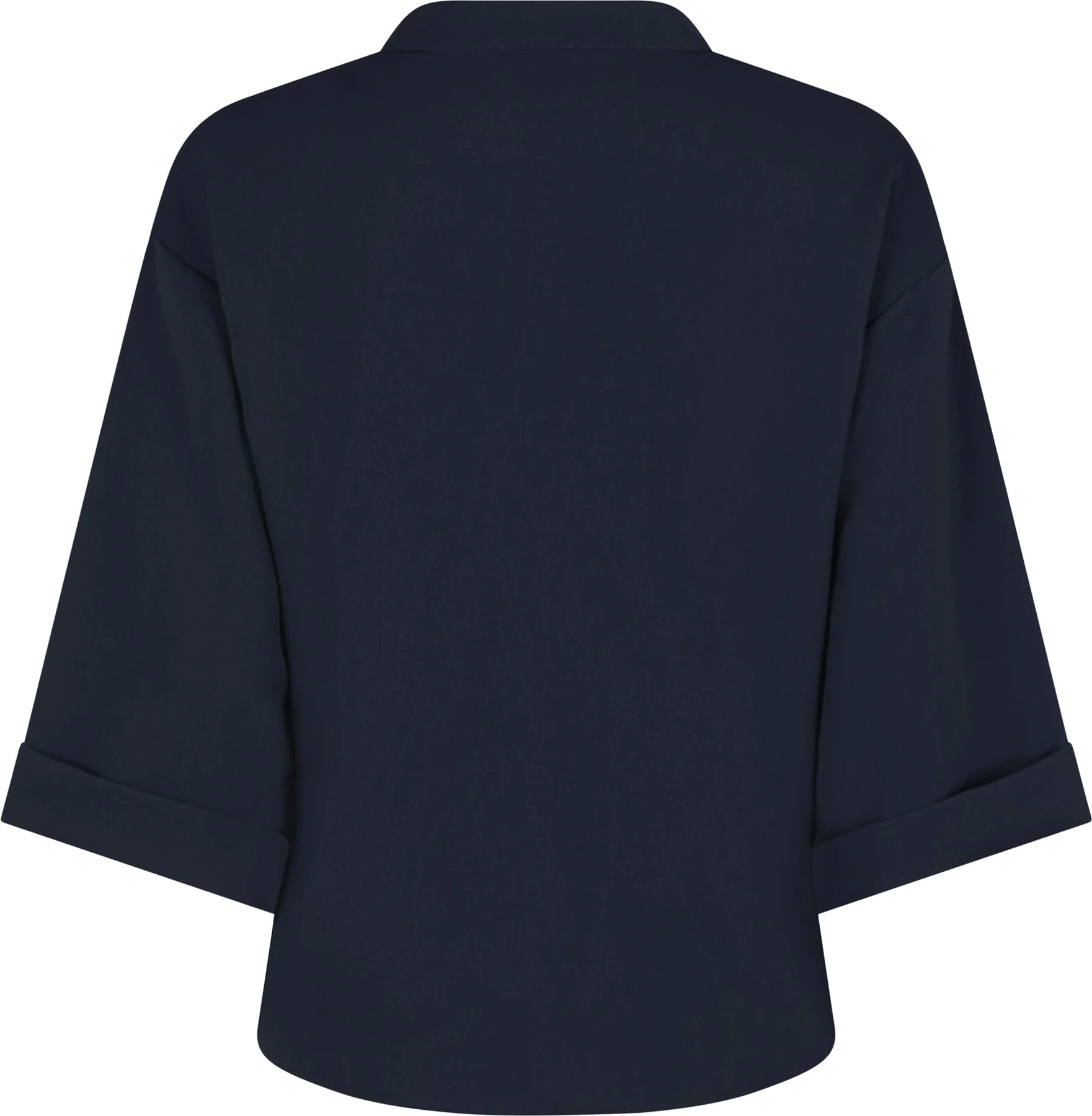 Neo Noir Luma Crepe Blouse navy