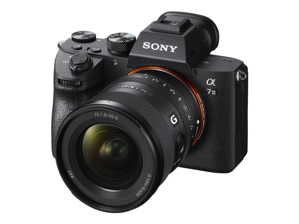 Sony SEL20F18G - Vidvinkel objektiv - 20 mm - f/1.8 G - Sony E-mount - for Cinema Line; a VLOGCAM; a1; a1 II; a6700; a7 IV; a7C; a7C II; a7CR; a7R V; a7s III; a9 III