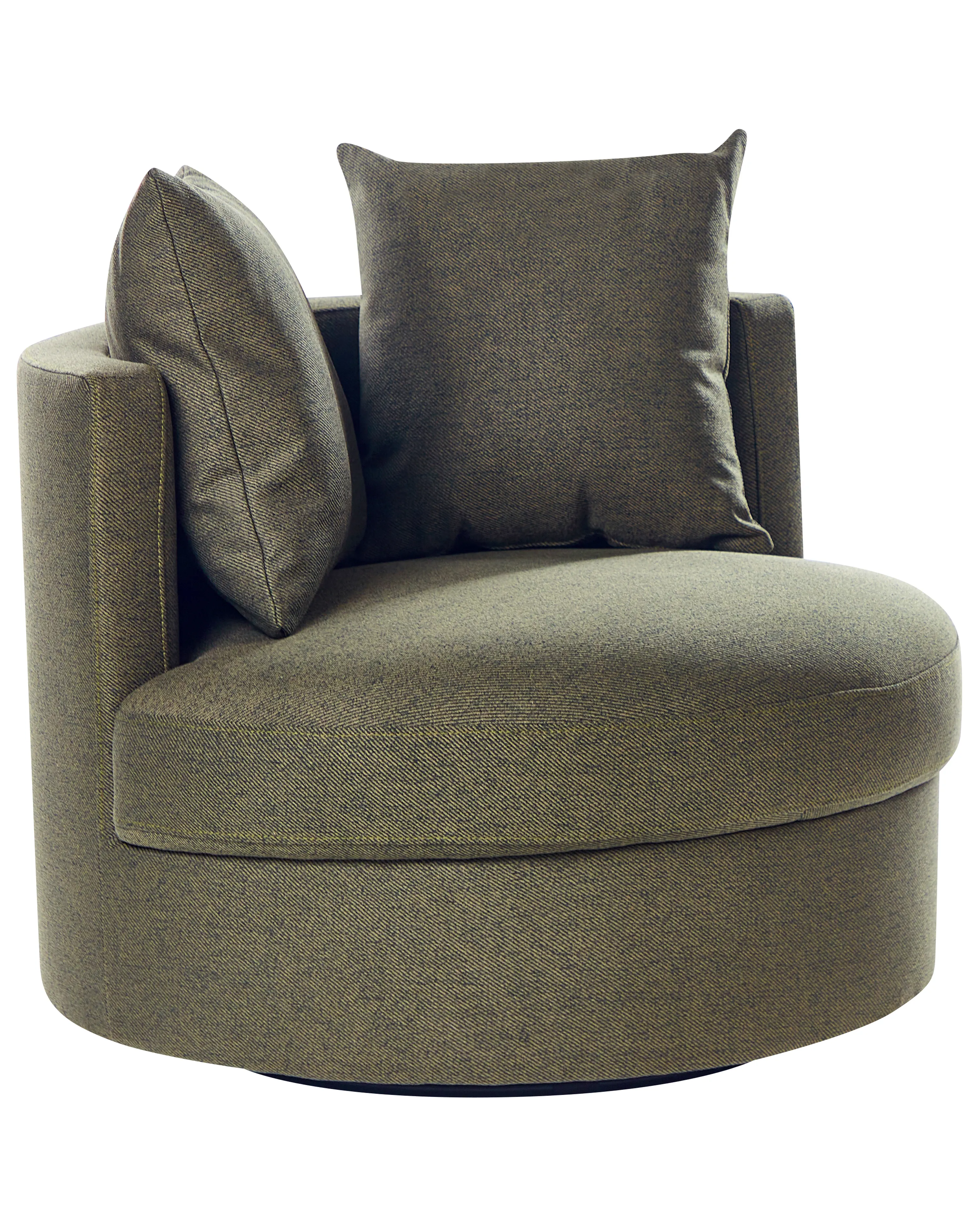 Draaifauteuil DALBY Stof Donkergroen