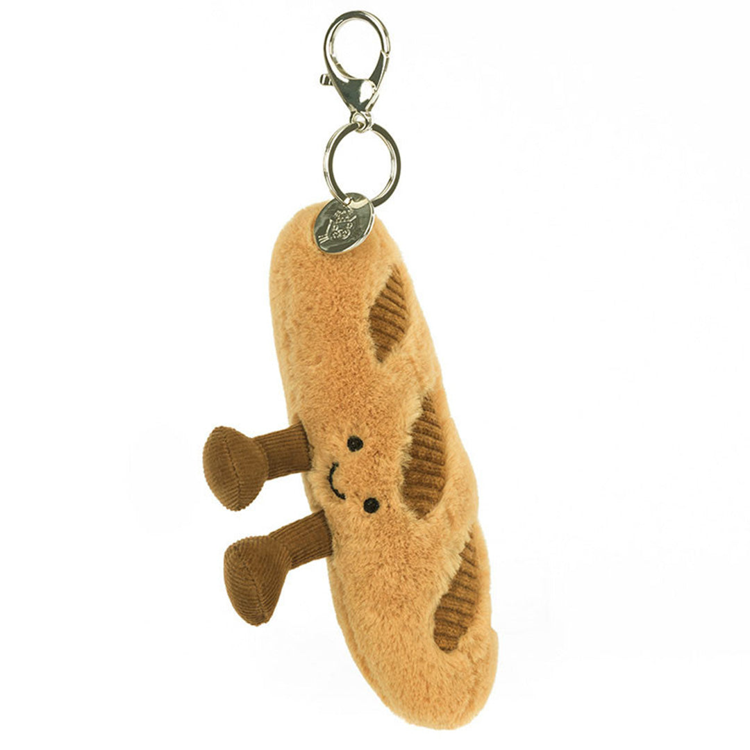 jellycat sleutelhanger amuseables stokbrood - 15 cm
