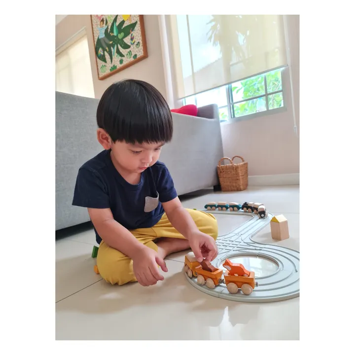 Plan Toys Train marchand en bois