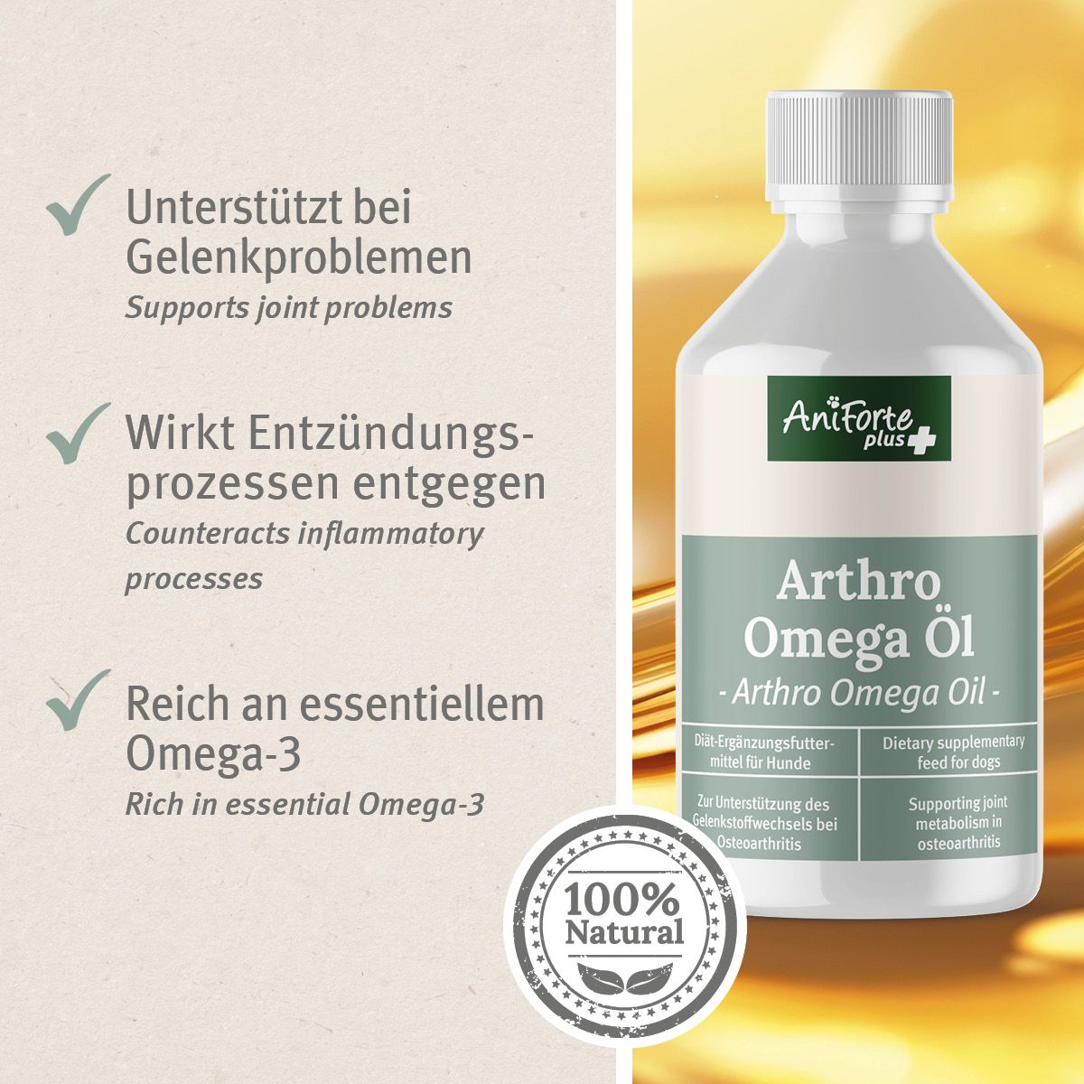 AniForte Plus Arthro Omega Öl