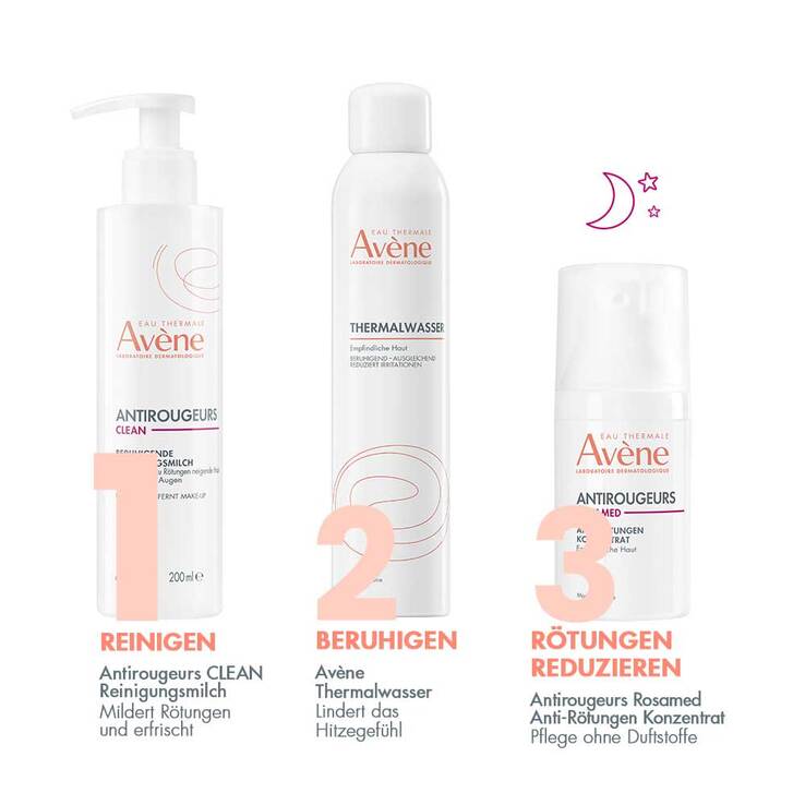 Avene Antirougeurs Clean beruhigende Reinigungsmilch, 200 ml