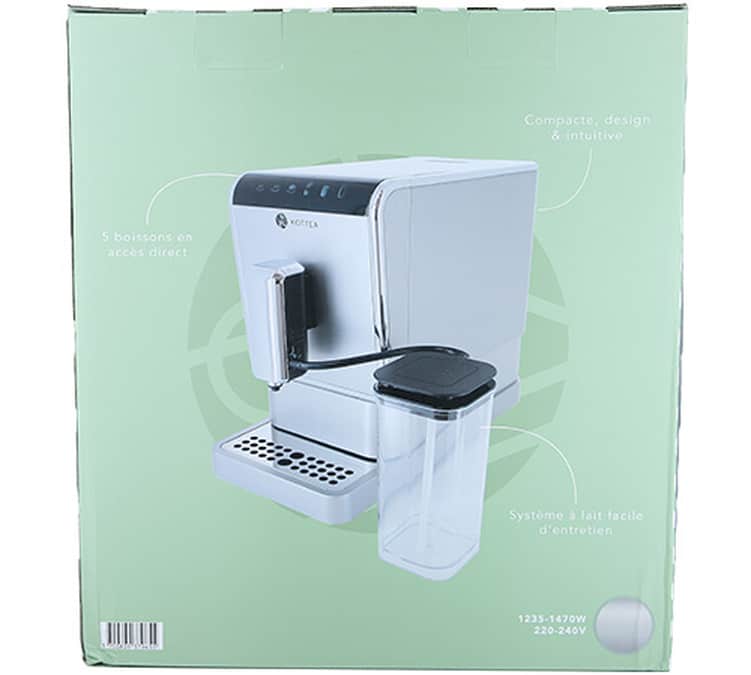 KOTTEA Espressima Silver One Touch CK307S.OT Garantie 3 ans Coloris:Gris