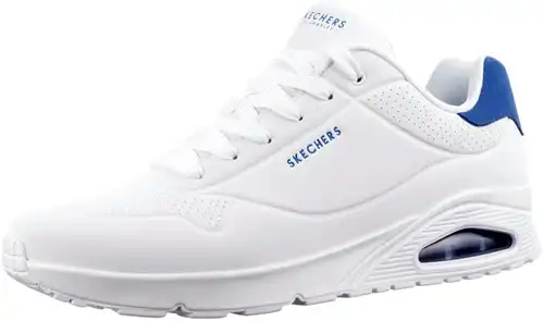 Skechers wit 183004/WBL - maat 12 sneaker wit - maat 12 Calandschoen