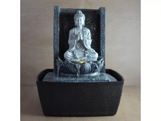 Fontaine Bouddha en méditation Nirvana