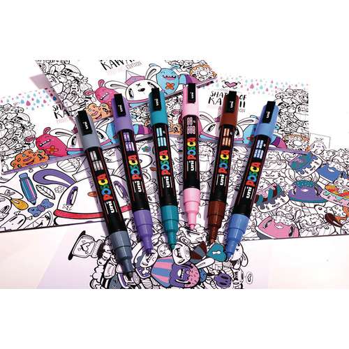 UNI POSCA PC-5M Marker 8er-Sets