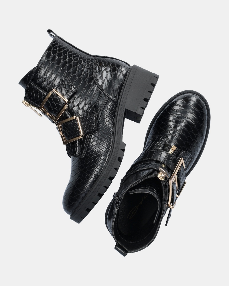 Dolcis Bikerboots  - zwart