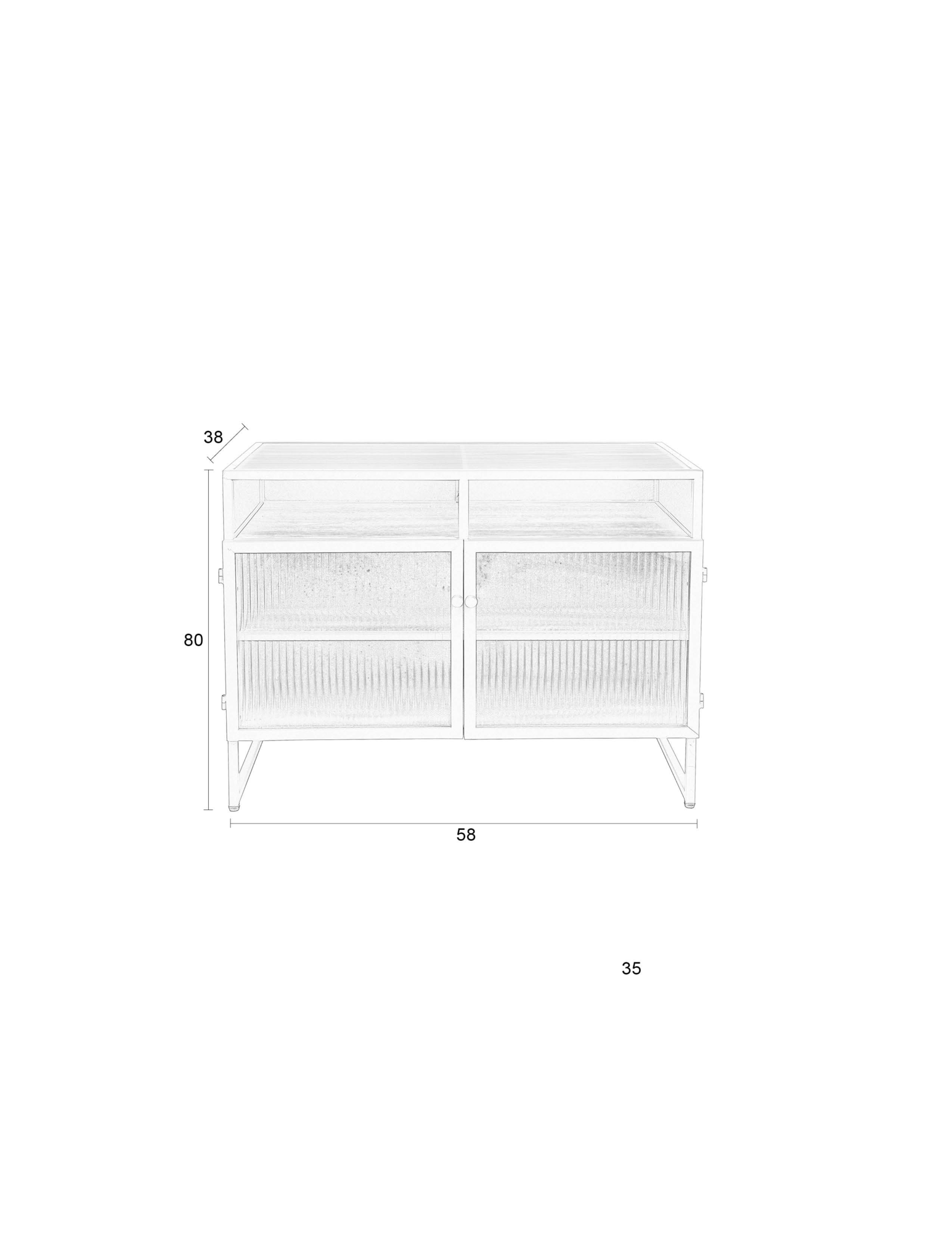 Wandkast HERBE MEDIUM