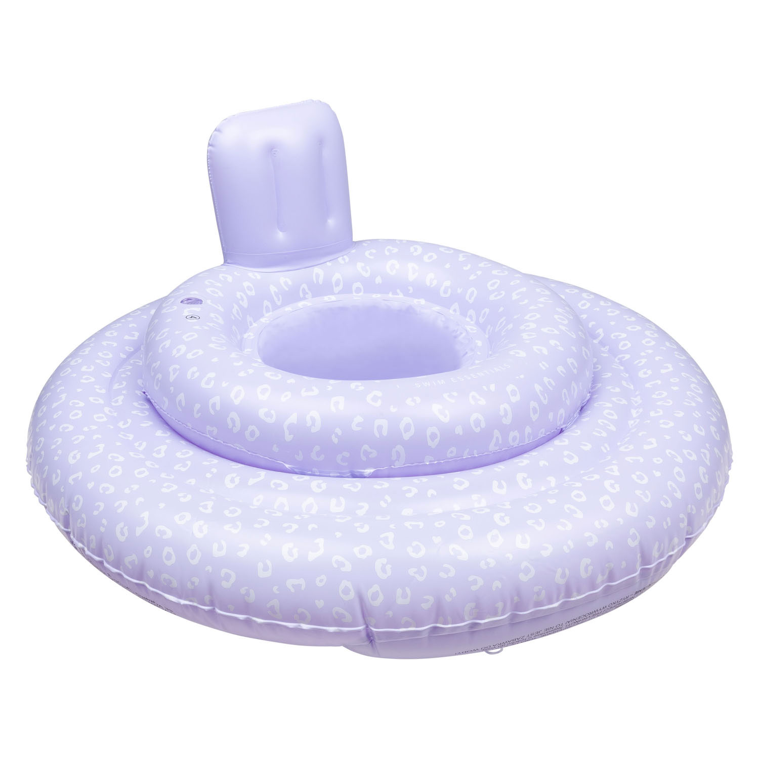 Swim Essentials Baby Zwemzitje Luipaard Lila, 0-1 jaar