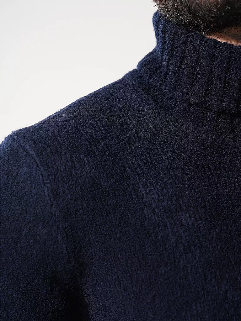 GRAN SASSO Rollkragenpullover dunkelblau