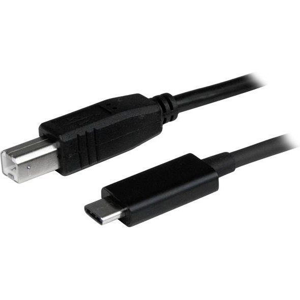 StarTech.com Câble USB-B vers USB-C de 1m, Câble de Transfert de Données, USB 2.0, USB-C