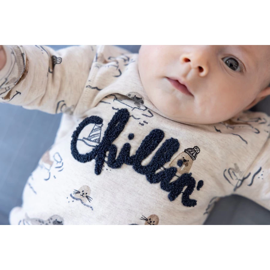 Feetje Sweatshirt Cool As Ever Offwhite Melange