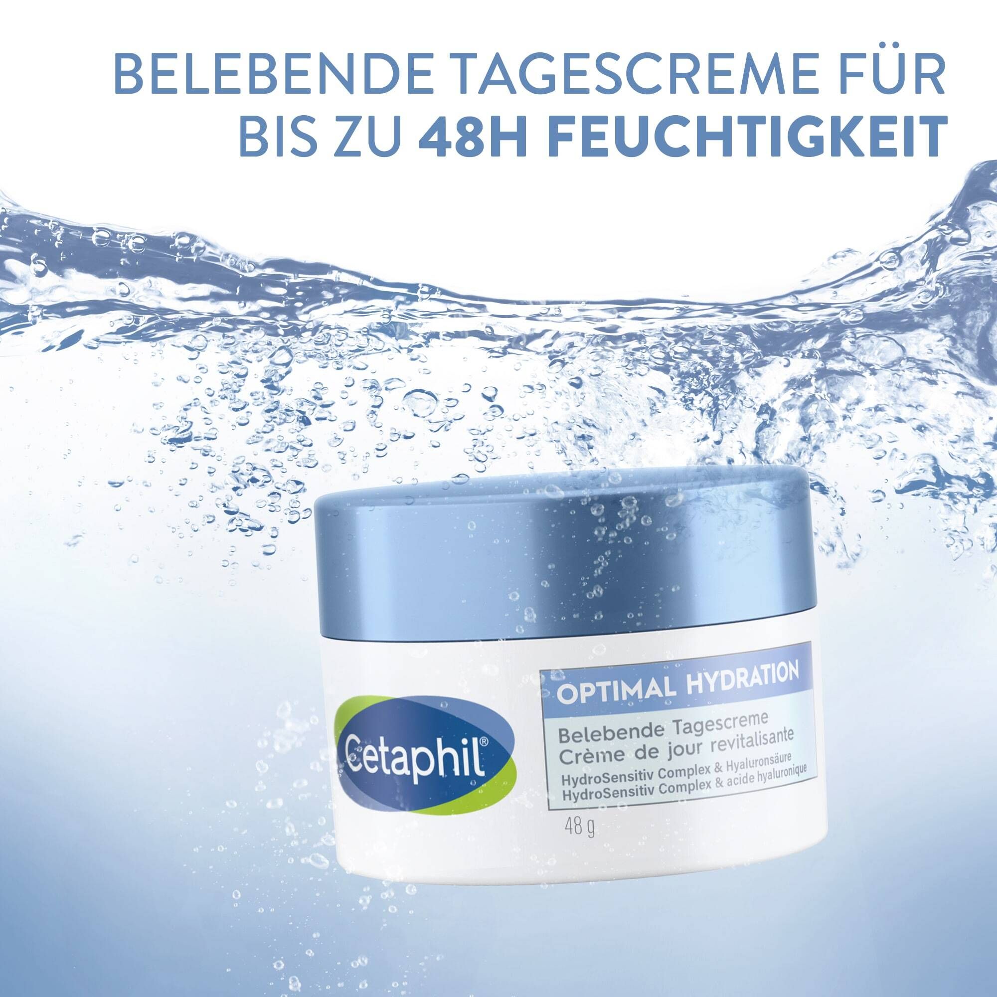CETAPHIL Optimal Hydration Belebende Tagescreme, feuchtigkeitsarme, müde Haut