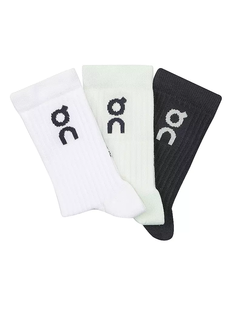 ON Socken LOGO SOCK 3-er Pkg midnight lima weiss