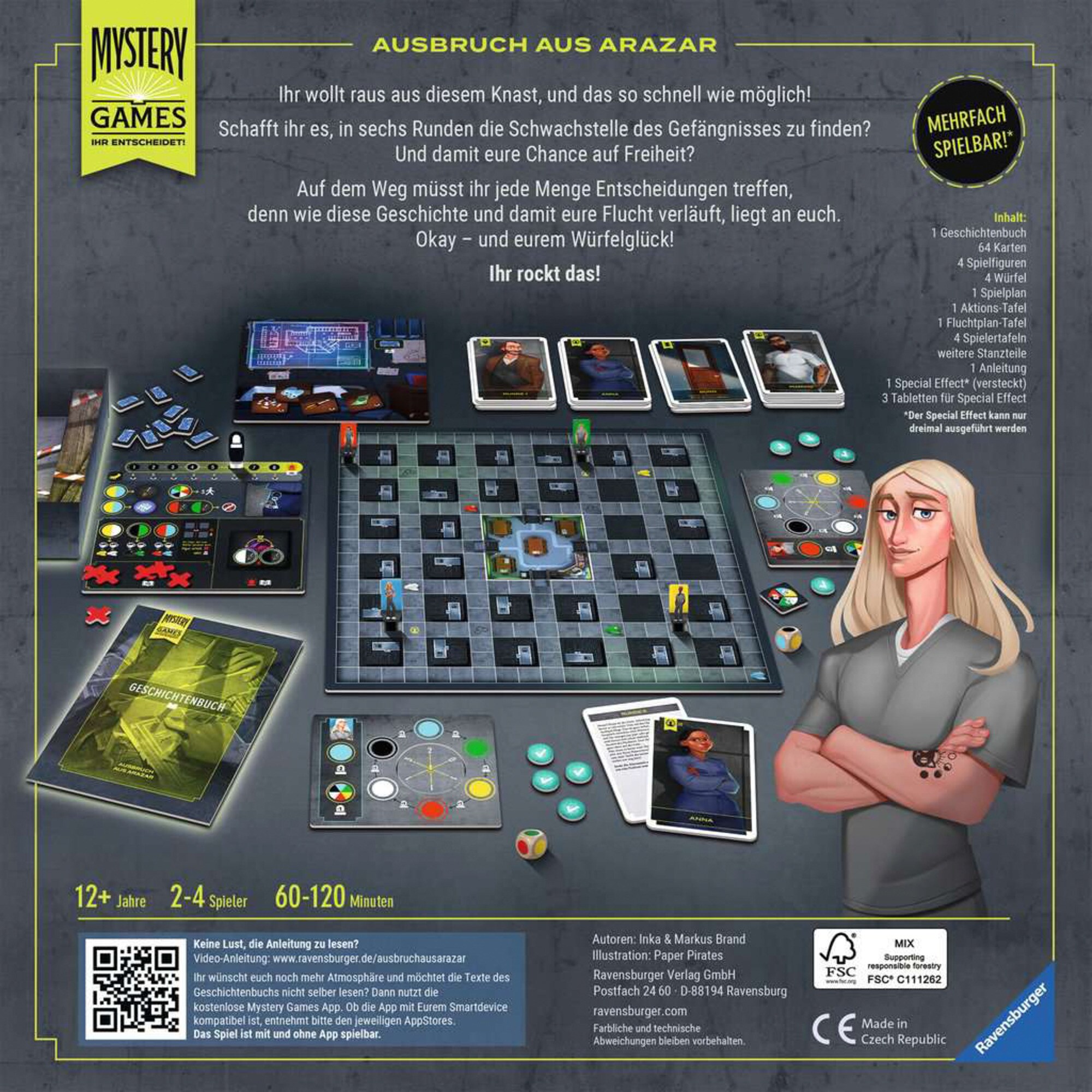 Ravensburger Brettspiel Mystery Games - Der Ausbruch aus Arazar