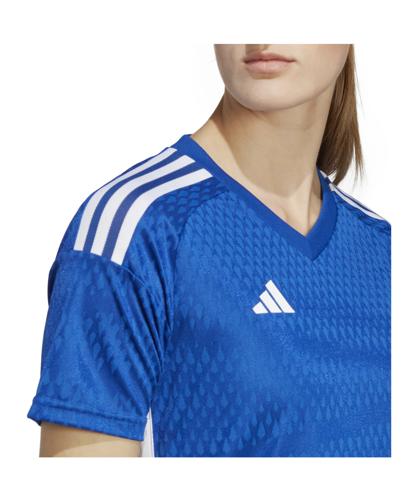 adidas Tiro 23 Competition Match Trikot Damen Blau Weiss