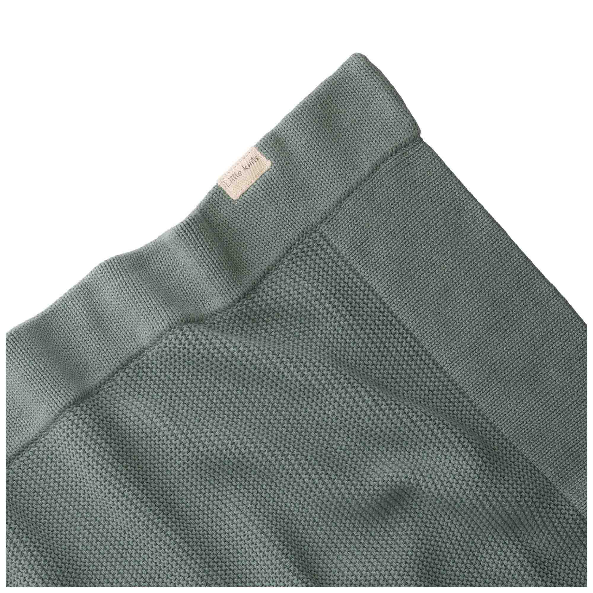 Prénatal wiegdeken Little Knits groen