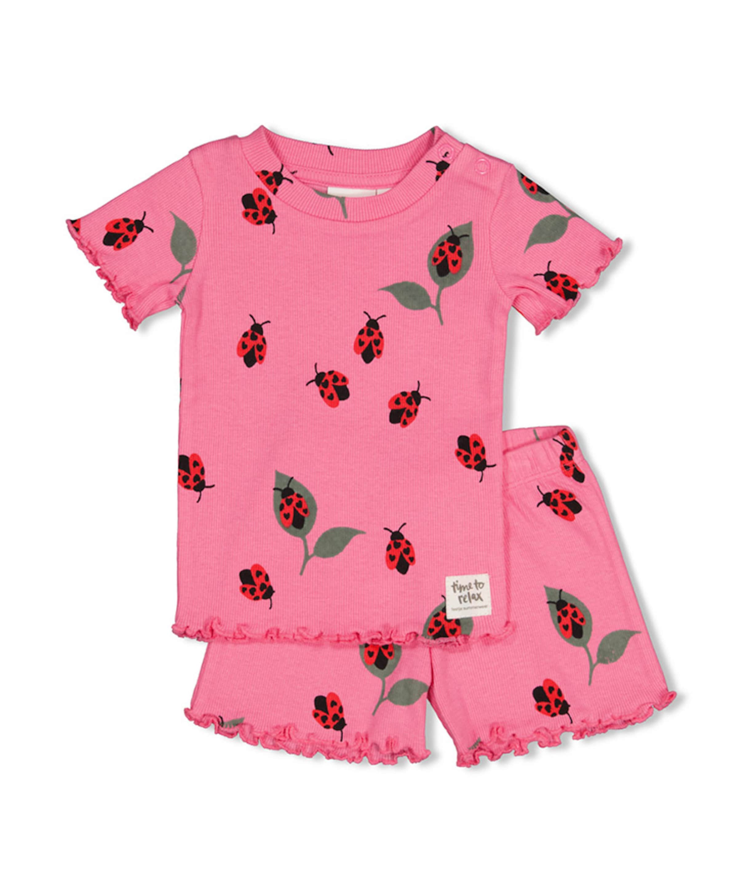 Feetje Meisjes pyjamaset roze