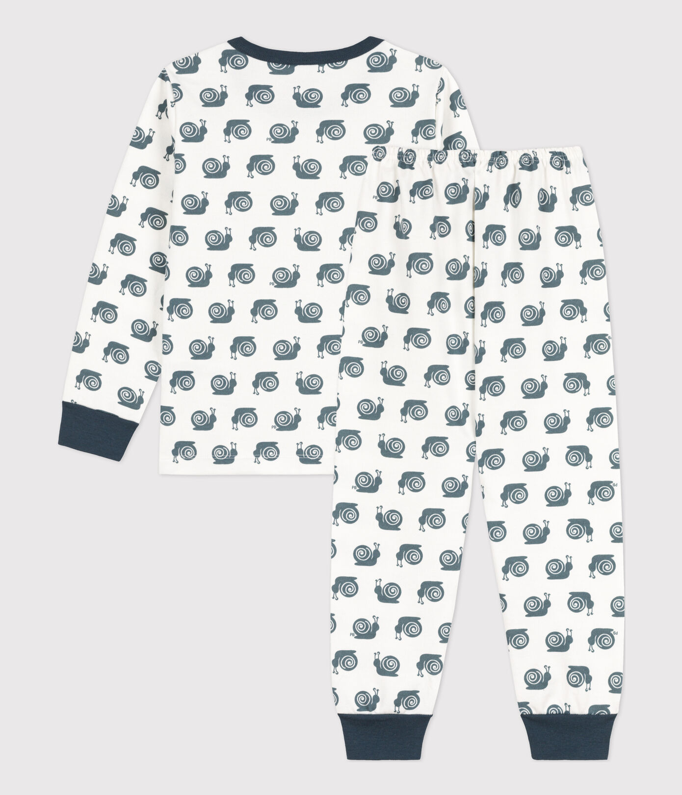 Pyjama escargot petite fille/petit garçon en molleton