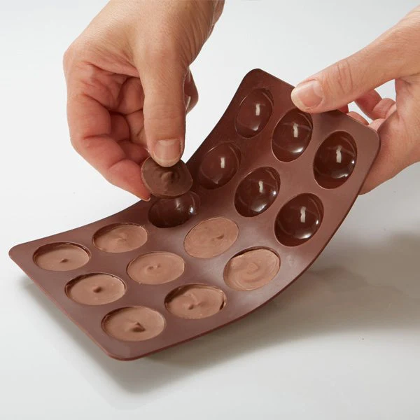 Flexi'plaque silicone 15 mini demi-sphères 3 cm Mathon