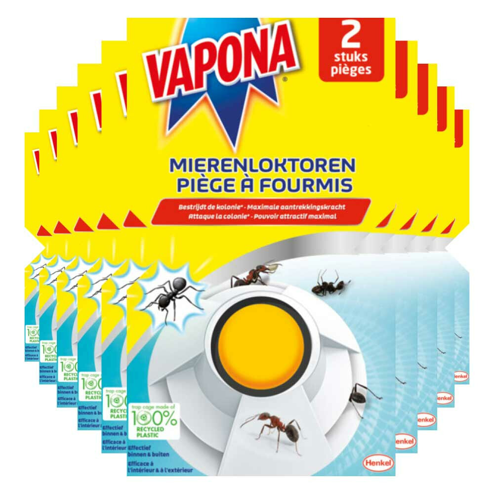 10x Vapona Volcano Mierenloktoren2 stuks