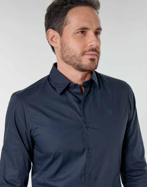 G-Star Raw - DRESSED SUPER SLIM SHIRT LS - Bleu