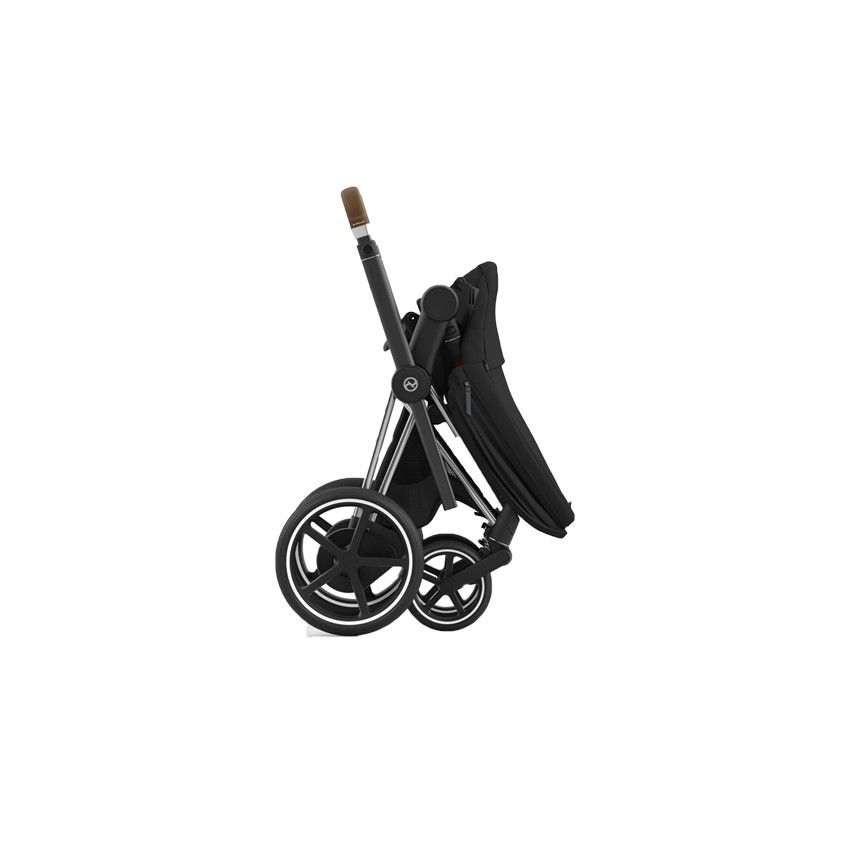 Châssis poussette Priam Chrome - Marron - Ecru