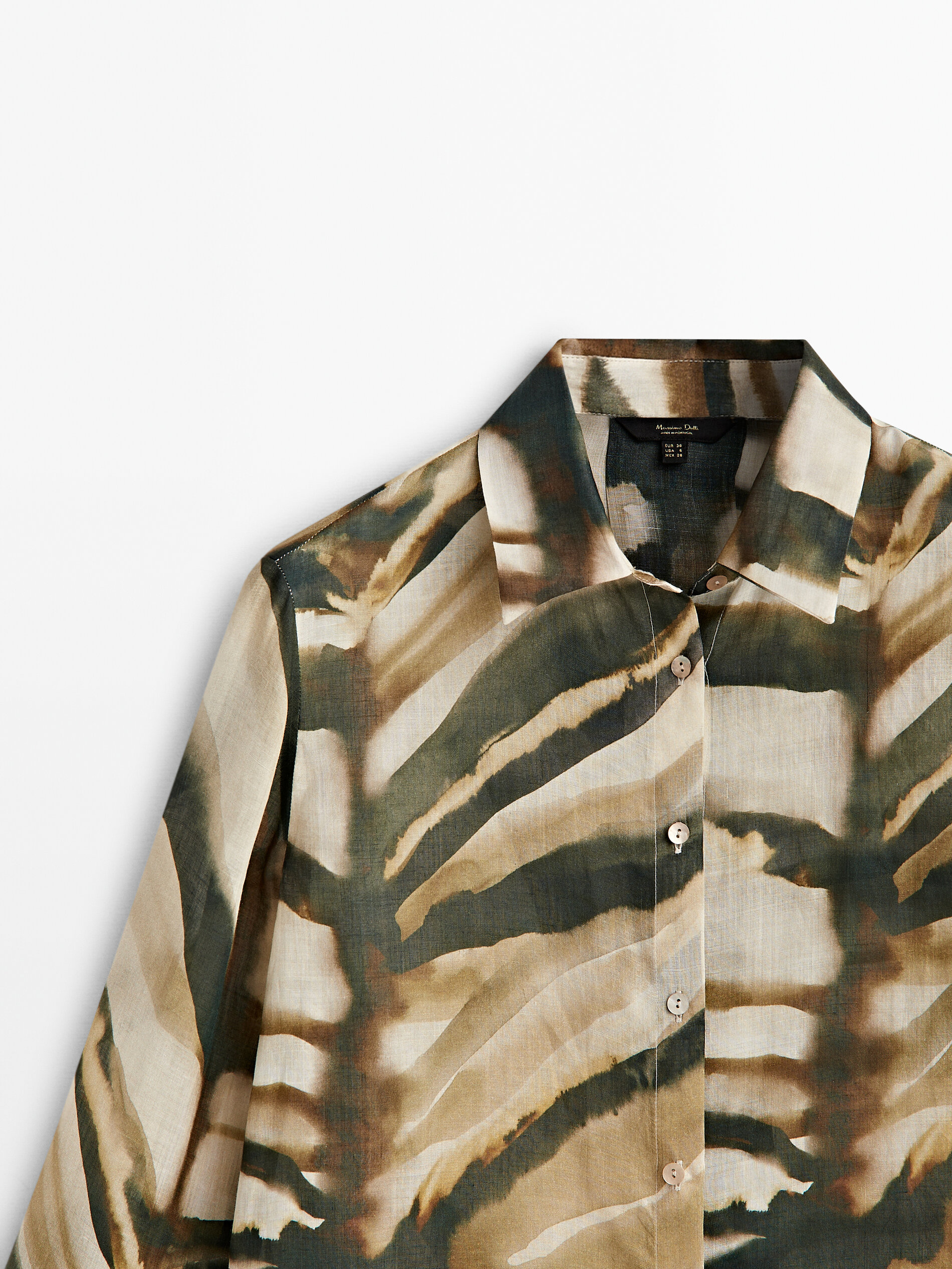 Camiseta estampada 100% cobre - VERDE