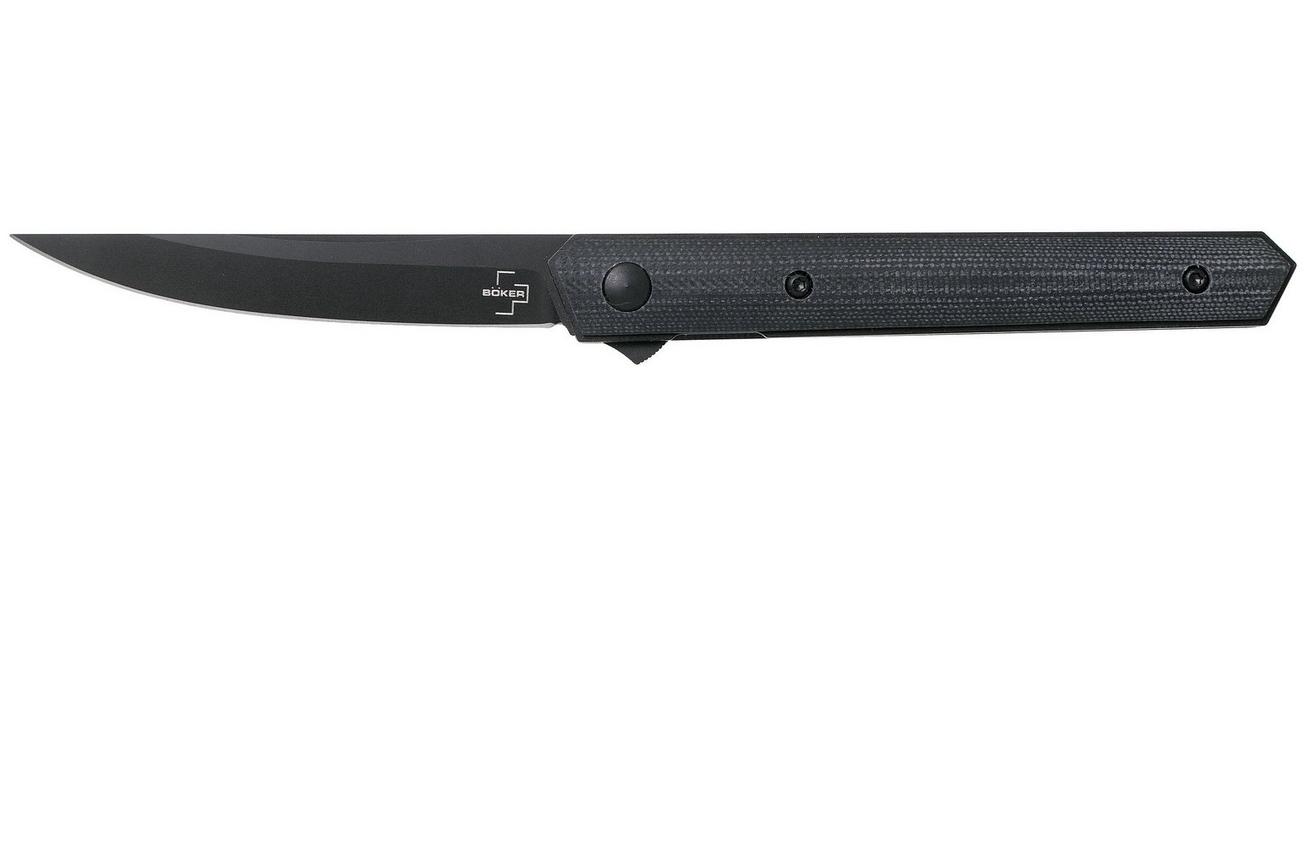 Böker Plus Kwaiken Air Mini G10 All Black 01BO329 zakmes, Lucas Burnley design